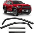 Voron Glass in-Channel Extra Durable Rain Guards for Toyota 4Runner 2025-2026, Window Deflectors, Vent Window Visors, 4 Pieces - 200873