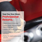 Malco Clean and Shine Interior Car Cleaner and Dressing - Best Interior Car Care to Restore Leather Plastic and Vinyl / 1 Simple Step To Clean, Condition, and Protect/Non-Glare Satin Finish (125916)