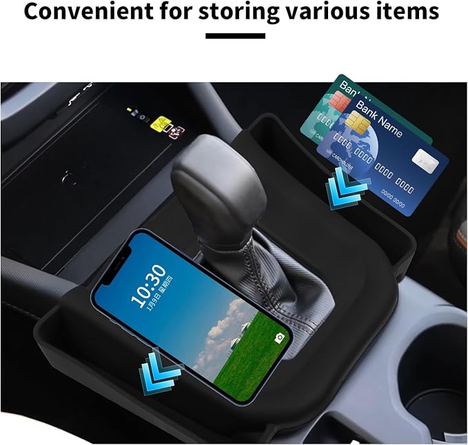Central Control Silicone Gear Shift Panel Trim Cover for Forester 2025 (Base Premium Sport Wilderness Limited Touring) Gear Shift Control Anti-Scratch Panel Protective Cover