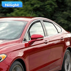 Vent Window Visors for Ford Fusion 2013 2014 2015 2016 2017 2018 2019 2020, in-Channel Rain Guards, Original Window Deflectors-4PCS