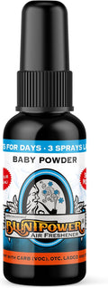 (Baby Powder, 1 Pack) Concentrated Air Freshener Spray - Oil-Based Room Diffuser Spray - Long-Lasting Bathroom Scent, Car Freshener & Odor Eliminator