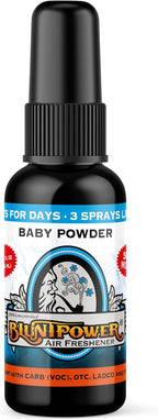 (Baby Powder, 1 Pack) Concentrated Air Freshener Spray - Oil-Based Room Diffuser Spray - Long-Lasting Bathroom Scent, Car Freshener & Odor Eliminator