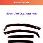 KPY Rain Guards Fit for 2006-2011 Chevrolet HHR, in-Channel Window Visors Vent Wind Deflectors 4PC, Car Accessories for 06-11 Chevy HHR