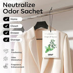 12 Packs Eucalyptus Mint Scented Sachets for Drawer and Closet, Long-Lasting Closet Sachet Bags Drawer Deodorizers Fresh Scents, Home Fragrance Air Freshener