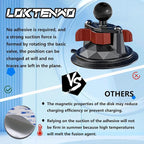 Car Phone Holder Mount with Vibration Dampener | [Camera Friendly] [1s Lock & Release] Twist-Lock Suction Cup Base for Vehicle Windshields, Fit 5.4''-7.2'' Smartphones