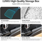 for 2024 Mini Cooper F56 Organizer Front Door Side Storage Box Door Side Organizer Grab Tray 2015-2024 Mini Cooper Countryman Armrest Phone Container Accessories 2PCS
