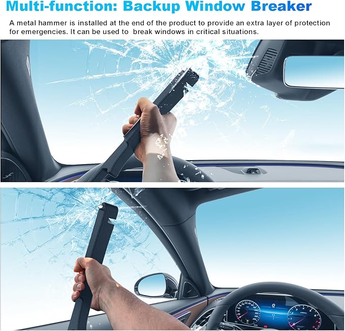Car Seat Gap Filler 2PCS with Drop Prevention & Storage Hook Prevents Items Falling for Cars, SUVs, Trucks