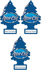 Car Air Freshener | Hanging Paper Tree for Home or Car | New Car Scent | 3 Pack
