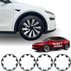 Rim Protector for Tesla 2025 2026 Model Y Juniper 20 Inch Helix Wheel Cover All-in-one Car Tire Trim Rings Rim Case Hubcaps Model Y Juniper Accessories