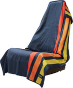 Athletic Running Towel, Full-Sized, Car Seat Cover - Performance Microfiber (Racing Stripes)