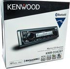 KMR-D382BT (50W x 4Ch) Single Din Car/Marine Stereo Head Unit with Bluetooth, Hands-Free Calling, CD Player, USB, AM/FM Radio, SiriusXM Ready, All-Weather in-Dash Boat & Car Audio Receiver