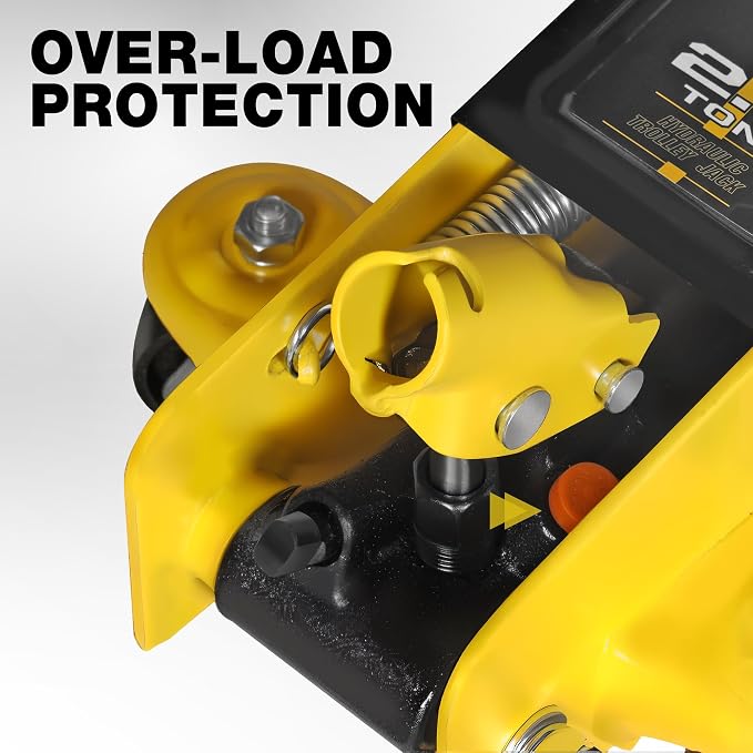 2.5 Ton Trolley Jack Hydraulic Low Profile Floor Jack for Cars Lift with Single Piston Lift Pump, 5500 lb Capacity