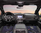 Customized Auto Car Steering Wheel Cover for Ford F-150, F-250, F-350, Expedition (Black)