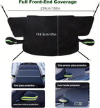 Magnetic Windshield Cover for Snow and Ice, Winter Frost Protector with Side Window & Mirror Covers,Universal Fit for Car, SUV, Truck, Van,Windproof Waterproof Frost Protection
