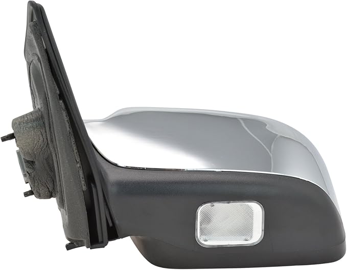 2 Piece Driver and Passenger Side Mirror Assembly Set Electric Adjustment Heated Memory Chrome Compatible with 2007-2010 Lincoln MKZ 2006 Zephyr FO1320322 FO1321322