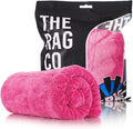 The Liquid8r M22, Absorbent 70/30 Blend Microfiber Drying Towel for Cars, Trucks, and SUVs, Safe for Detailing, Scratch-Free, Twist Loop, 2200 GSM, 20x20 Inches, Pink