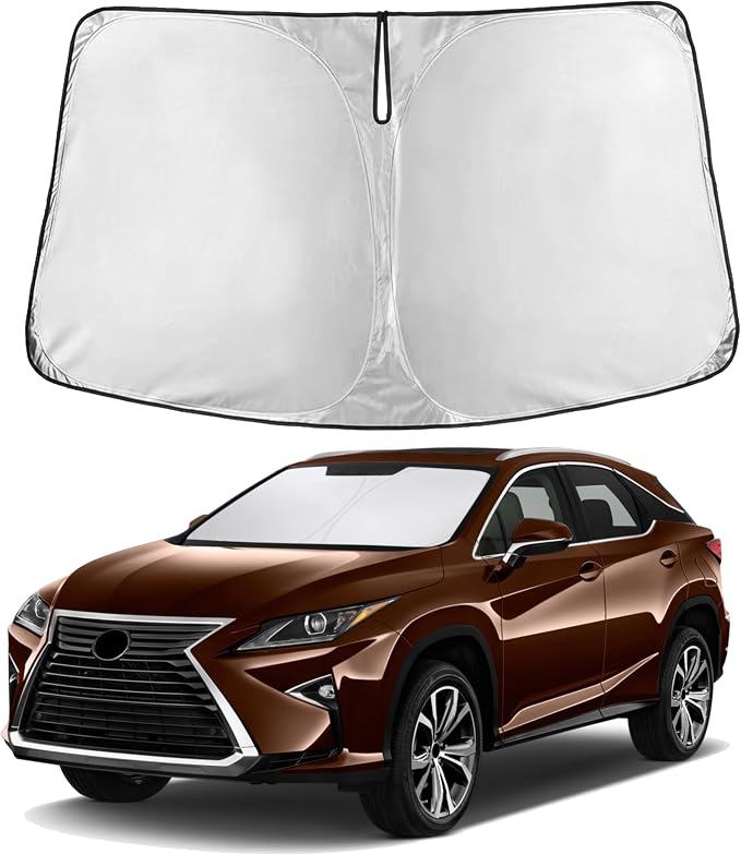 Windshield Sunshade Compatible for Lexus RX 350 450h 2016-2020 2021 2022, Sun Visor for Front Windshield & Window Sun Shade Cover, UV Heat Blocker & Protector, Car Accessories