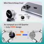 OTTOCAST Mini Tube 2026 Wireless CarPlay & Android Auto Adapter, 5GHz WiFi Auto Connect, Plug & Play for iPhone & Android, Stable Performance, Premium Aluminum Design