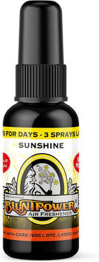 (Sunshine, 1 Pack) Concentrated Air Freshener for Room and Car Spray - Oil-Based Diffuser Spray Bottle - Long-Lasting Bathroom Spray, Car Freshener, & Odor Eliminator Spray