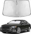 Windshield Sunshade Compatible for Audi A8 Model 2019-2024 2025 2026, Sun Visor for Front Windshield & Window Sun Shade Cover, UV Heat Blocker & Protector, Car Accessories