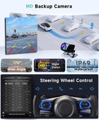 4 Core +64G Car Radio Stereo for Chevrolet Chevy Cruze 2009-2015 with Wireless CarPlay/Android Auto, 9.7 Inch Android 13 Touch Screen GPS Navi WiFi Bluetooth Mirror Link SWC HD Backup Camera