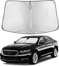 Windshield Sunshade Compatible for Ford Taurus 2013-2017 2018 2019, Sun Visor for Front Windshield & Window Sun Shade Cover, UV Heat Blocker & Protector, Car Accessories