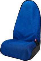 Towel Car Seat Cover Waterproof Blue for Truck SUV Front Seat Machine Washable - After The Gym, Runs, Swimming, Surfing