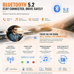5.1" Single Din Bluetooth Car Stereo Wireless CarPlay Radio Android Auto | IPS Touchscreen, FM/AM/RDS radio, USB Type-C fast charging, 4×45W car audio, backup camera, fit most single din vehicles