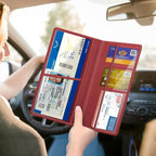 Car Registration and Insurance Card Holder, Vehicle Glove Box Card Organizer Wallet Automobile Accessories for License