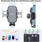[Latest Upgraded Universal Cup Phone Holder for Car, [Rotatable & Adjustable] Long Neck Car Cup Holder Phone Mount Compatible with iPhone, Samsung, Google & More Smartphones