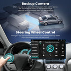 (8Core + 64GB) 10.1 Inch QLED Touch Screen Car Radio for Toyota Camry (2006-2011 with Manual A/C) with Carplay and Android Auto,Android 15 Camry Stereo Support Bluetooth,WiFi,GPS,FM Radio