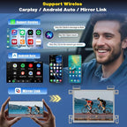 4Core 64G Android 14 Car Radio for Dodge Charger 2011-2014 with Wireless CarPlay and Android Auto, 8.4 Inch Touchscreen for Charger Car Stereo Head Unit w/Bluetooth GPS WiFi FM SWC Mirror Link Camera