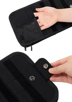 Tactical Visor Organizer MOLLE Panel with Zipper Storage Pouch & Sunglasses Holder Car Essentials EDC Gear Tool Pack Vehicle Accessories for Truck Pickup Van SUV ORV (Sun Visor Organizer)