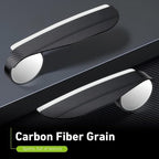 2PCS Car Rearview Blind Spot Mirror, ABS Side Mirror Rain Guard with 360 Degrees Blind Spot Mirror, 2-in-1 Carbon Fiber Rain Eyebrow, Universal for Most Cars (Black)