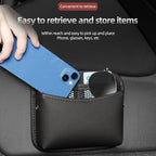 Universal Car Side Pocket Organizer for Car Seat, PU Leather Car Pocket Pouch, Door, Window, Console, Keys Cards Cell Phone Sunglasses Holder for Car, Multifunctional Car Organizer Accessories.