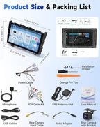 8Core 4G+64G Radio for Honda CRV 2007-2011, Qual-comm Snapdragon Chip, Wireless Carplay Android auto, 9 inch IPS Touchscreen Radio for CRV, Bluetooth GPS 5GWIFI Backup Camera FM RDS SWC