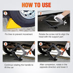 Scissor Jack for Car 2 Ton(4409 lbs), Heavy Duty Steel Scissor Lift Jack Car Kit with Ratchet Wrench for Sedan SUV MPV Tire Changing, 3.9''-15.7'' Lifting Range Portable Small Jack Black
