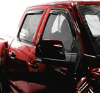 Voron Glass in-Channel Extra Durable Rain Guards for Ford F150 Raptor 2017-2020 SuperCrew, Window Deflectors, Vent Window Visors, 4 Pieces - 200288
