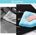 Microfiber Cleaning Cloths Cyan, 11.8" x 11.8" Kitchen Towels – Reusable Cleaning Rags, Lint-Free, Super Absorbent Cleaning Cloths for Kitchen, Car, and Household Cleaning