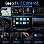 Wireless CarPlay Adapter– Android Auto Wireless Adapter, 5.8GHz Wi-Fi Plug & Play,Mini and Stable iOS 10+/Android 10+, Fast Auto-Connect for Cars 2016+ (1Pcs)
