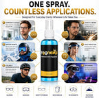 2fl Oz Fognexxa Premium Anti Fog Spray for Glasses, Goggles, VR Headsets & Face Shields, 24 Hour Fog Protection, Safe for Coated Lenses, 400+ Applications, Made in USA