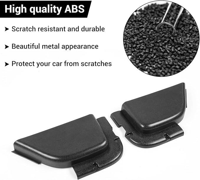 Front Door Storage Pockets, Door Side Insert Organizer Box Door Net Pocket Replacement for 2011-2018 Jeep Wrangler JK JKU, Interior Storage Expansion Accessories, Black, 2PCs