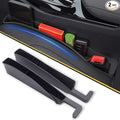 2PCS Universal Car Seat Gap Filler, Durable & Easy Install, No-Drop Seat Side Gap Seam Filler Organizer to Fill the Gap Space Between the Console and Seats, with Phone Holder for Car, SUV, Truck