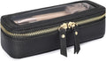 Clear Makeup Bag - TSA Approved Toiletry Bag for Carry-on & Checked Luggage, Water Resistant Car Storage Organizer with Reinforced Seams