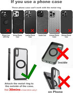 Upgraded 360° Nano Gel Vacuum Magnetic Phone Holder, Car Phone Holder for Magsafe[108+LBS Strongest Suction & 3000gf Strongest Magnetic], Suction Cup Phone Mount for Car/for iPhone 17 Pro Max