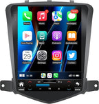 8Core+4GB RAM Car Radio for Chevrolet Chevy Cruze 2009-2015: 10.4" 1280 HD IPS Tesla-Style Touchscreen Head Unit Stereo Upgrade Wireless Carplay Andriod Auto Backup Camera GPS 5G WiFi FM DSP
