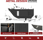 Metal Rear Door Pocket Storage Box Compatible with Jeep Wrangler JL JLU 4XE(2018-2026) & Gladiator JT(2020-2026), Door Side Insert Organizer Box Replaces The Weak Saggy Net -2PCS