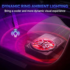 Andeman 1000W Smart Car Subwoofer with Remote & APP Dual Control - 10" Slim Under Seat Powered Bass, 16M RGB Color Lights, Built-in Amp & Hi/Lo Input for Car/Truck/SUV/Jeep/MPV