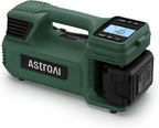TC4 Portable Air Compressor Tire Inflator, 470W 18 V Cordless Air Pump for Truck Tires with 4000mAh Battery, 150PSI Heavy Duty Air Compressor with Digital Display for Car, RVs, SUV Green