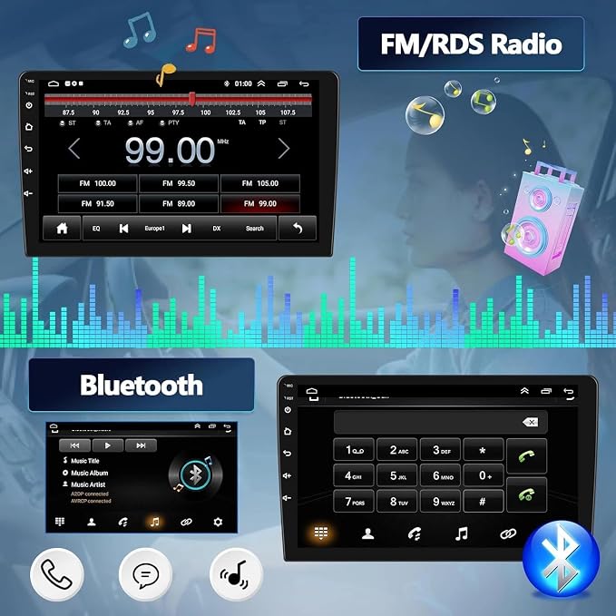 4+64GB Android 15 8-core for Nissan Sentra Radio 2007-2012 with Wireless Apple Carplay Android Auto 7" Touchscreen Car Stereo with Free Backup Camera GPS Navigation Bluetooth FM RDS DSP Head Unit